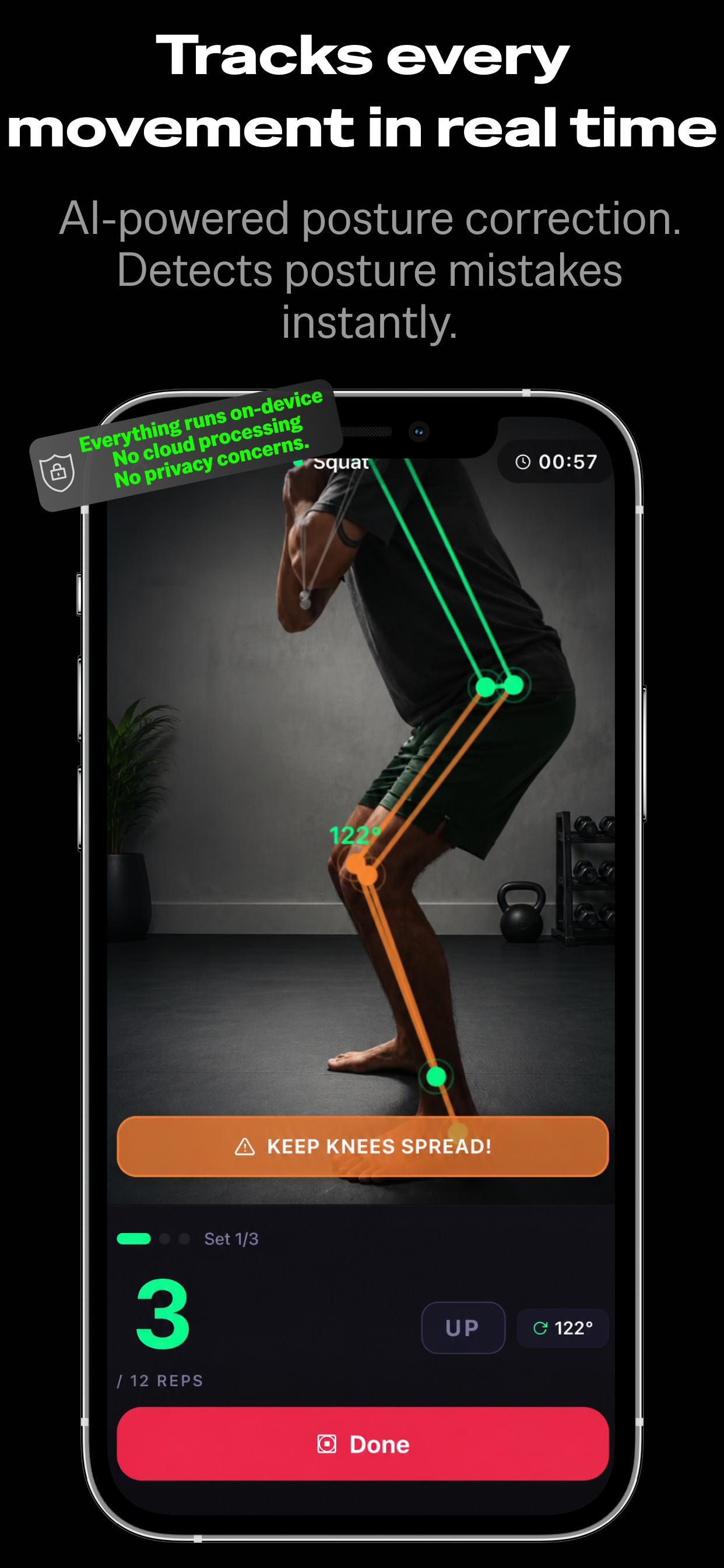 AIGymBro Workout Setup Screen